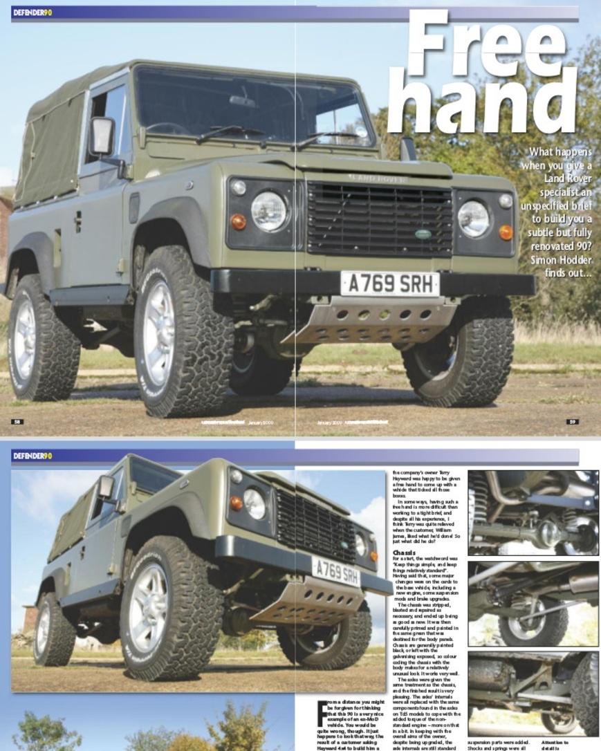 Defender 90 project ‘Freehand’