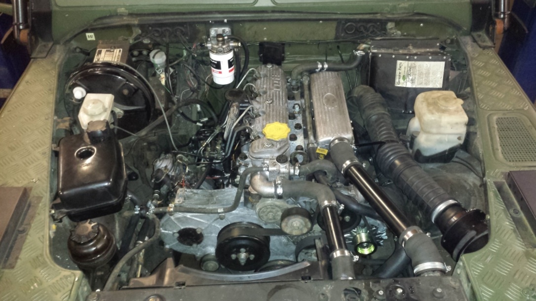 300tdi Engine Conversion into MOD 110 Defender