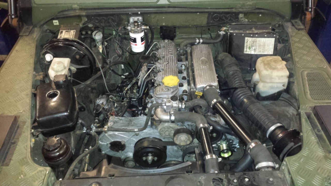 300tdi Engine Conversion into MOD 110 Defender